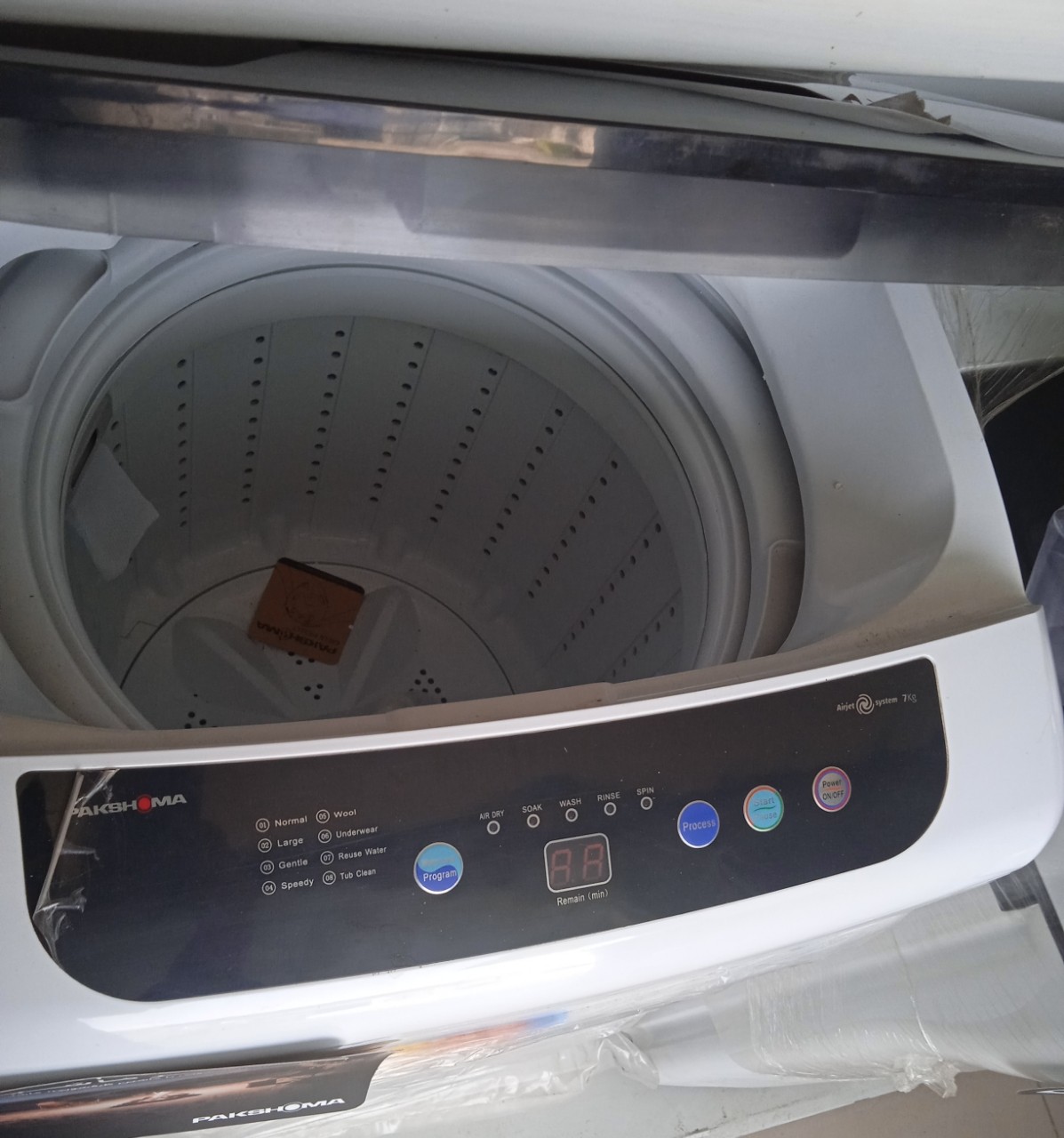 پاکشوما لباس شویی اتومات درب از بالا ۷کیلویی             TLX-7001-W