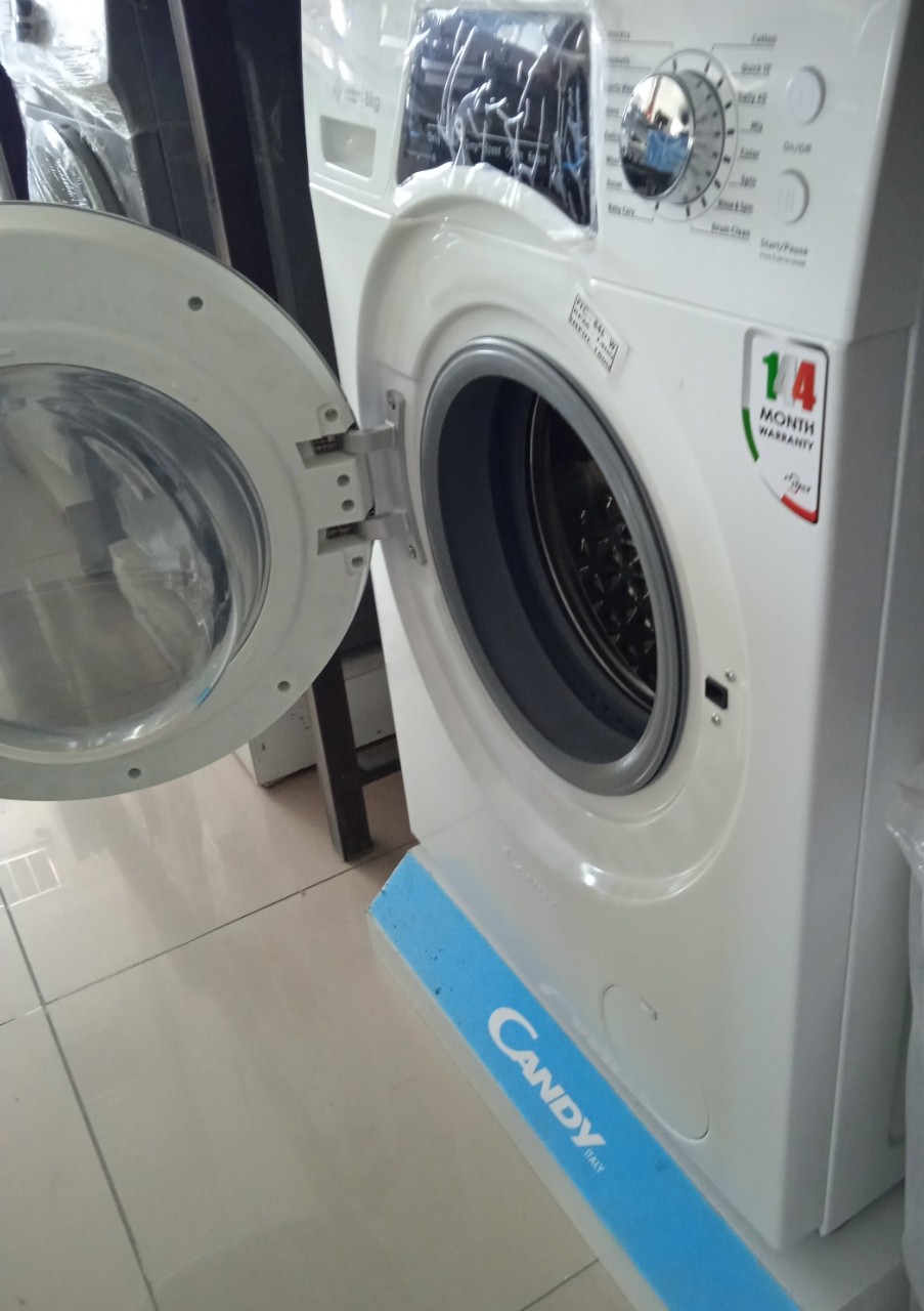کندی لباس شویی اتومات سفید درب مشکی مدلPFC_846_W_8Kg