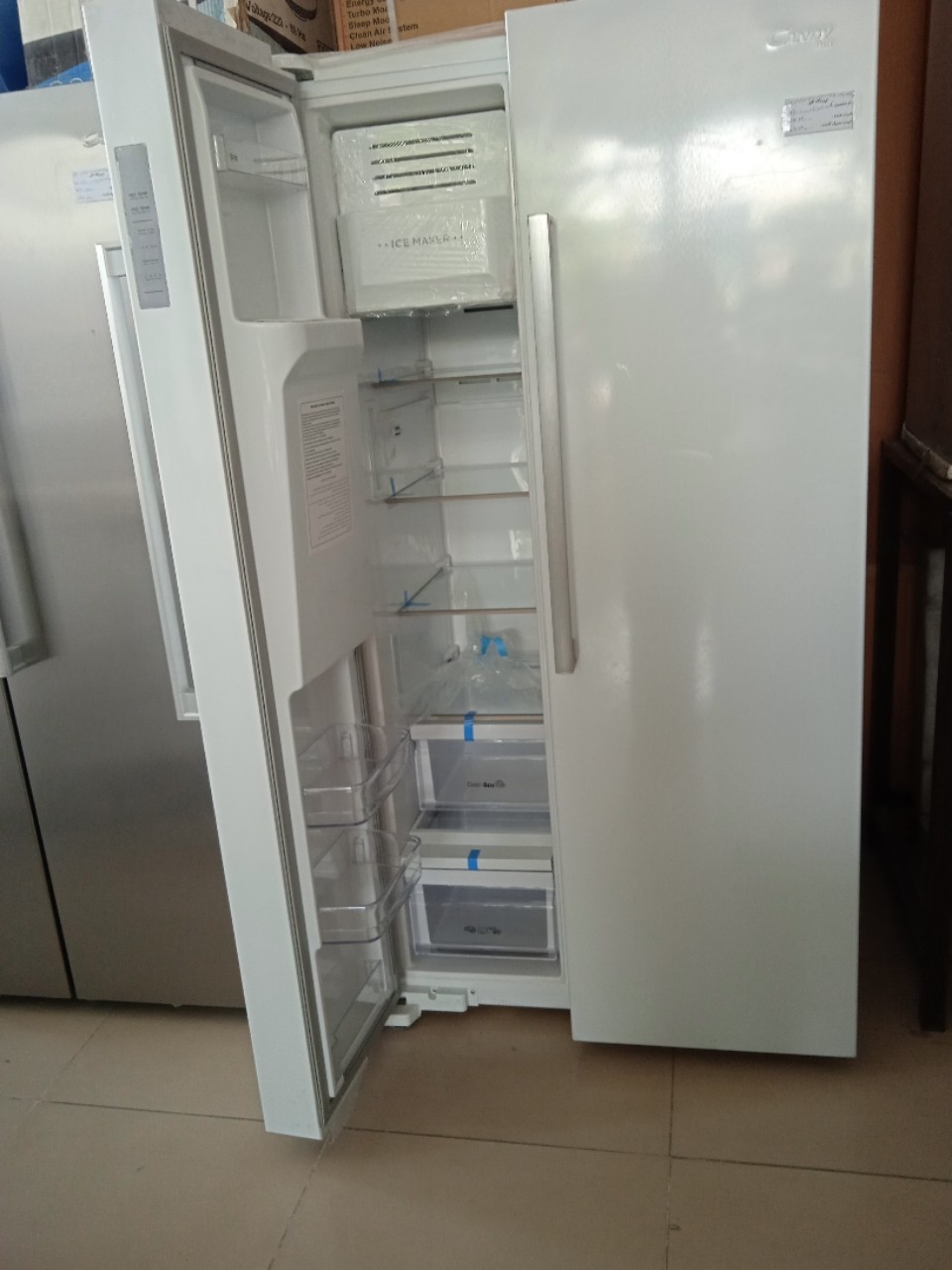 کندی یخچال فریزر ساید بای ساید مدل SCR-34 W(E1)