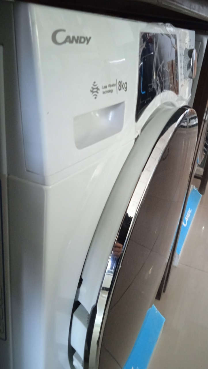کندی لباس شویی اتومات سفید درب مشکی مدلPFC_846_W_8Kg